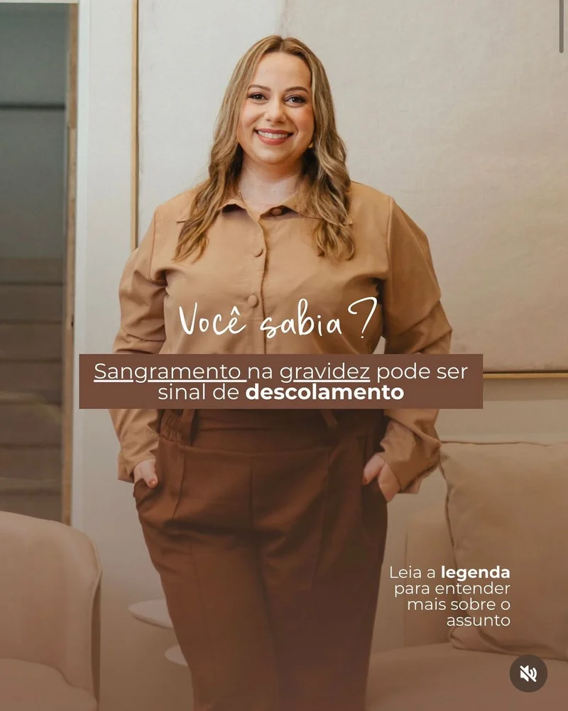 Sangramento na gravidez pode ser sinal de descolamento